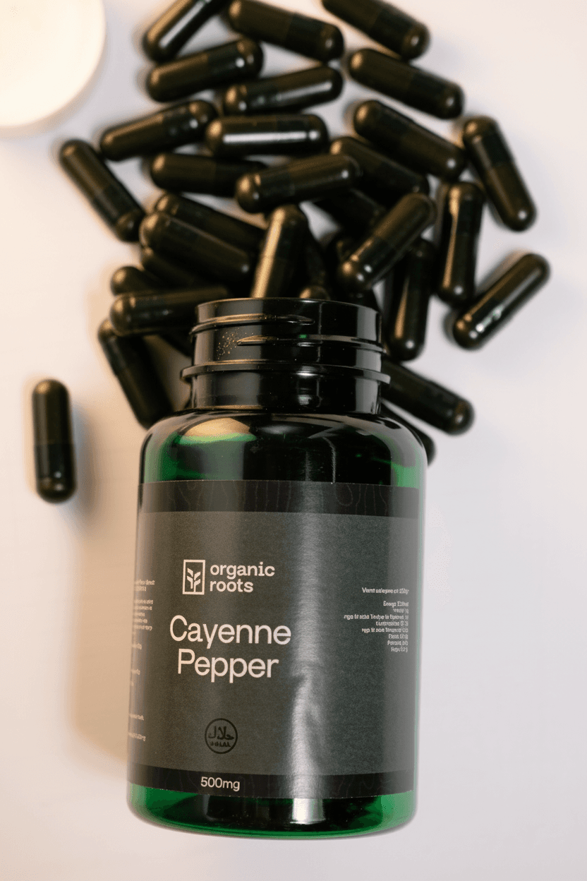 Fresh cayenne peppers